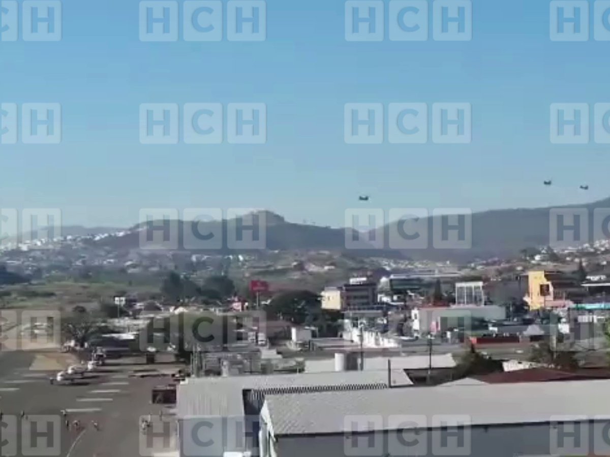 Three Chinook helicopters have landed at the Toncontín airport in Tegucigalpa transporting the belongings of the United States delegation that will attend the inauguration of the president-elect Xiomara Castro