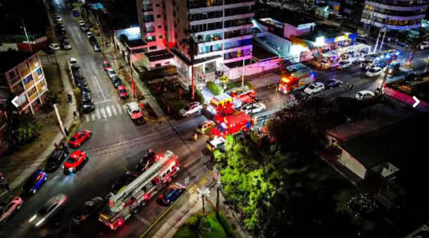 Smoke from barbecue on the 11th floor of a building in Iquique mobilized five fire companies