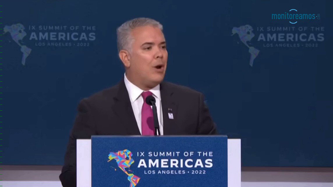 Iván Duque before the plenary of the Summit of the Americas: We cannot remain silent in the face of the dictatorships of Venezuela, Cuba and Nicaragua