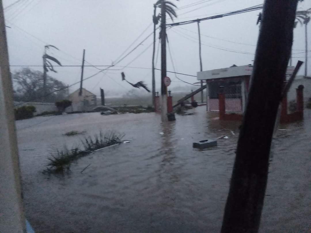 Images that arrive from San Juan and Martínez, a municipality with the highest wind gust recorded so far due to the passage of the hurricane, of 208 kilometers per hour