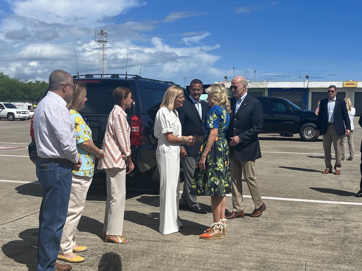 Biden arrived in Ponce, Puerto Rico
