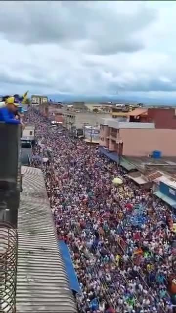 Aerial images of the mobilization led by Edmundo González and María Corina Machado in Barinas are released. There is no doubt: on July 28 we won and we got paid, he stated