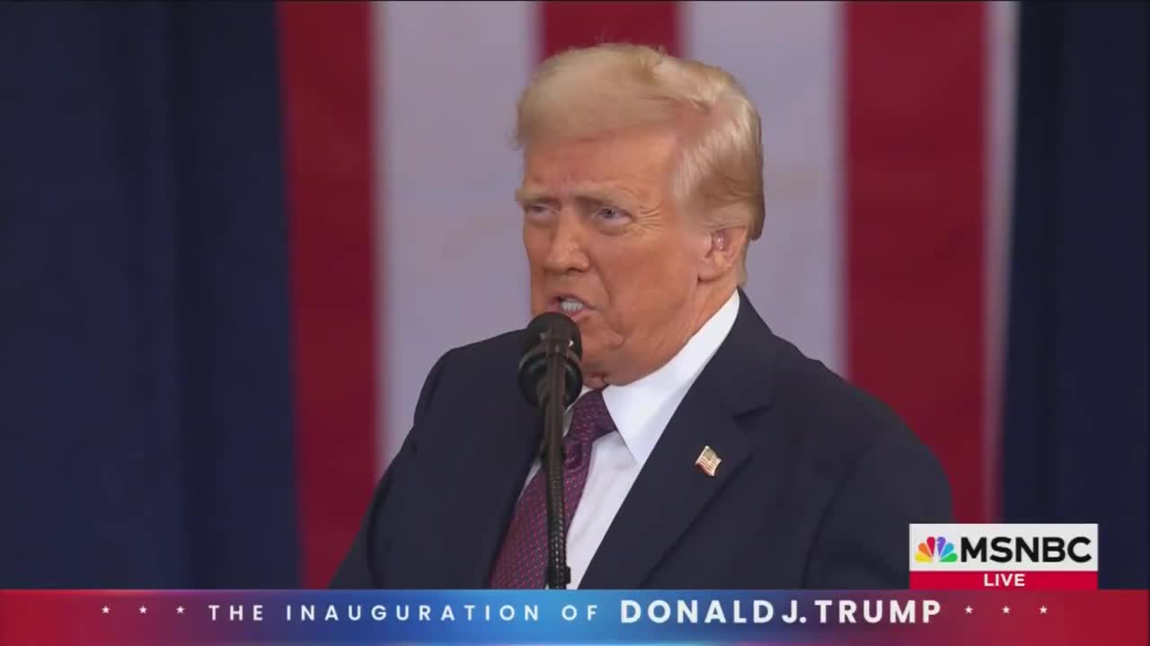 Trump: The United States will once again consider itself a growing nation, one that increases our wealth, expands our territory, builds our cities, raises our expectations, and carries our flag into new and beautiful horizons