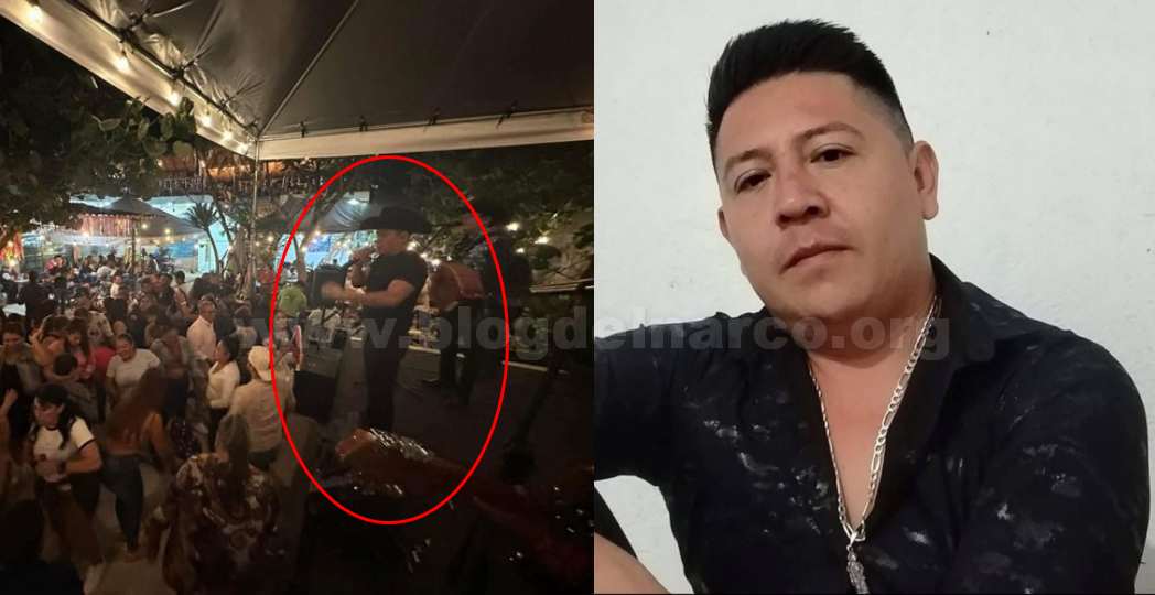 Julio, vocalist of the group Conquistadores de la Sierra, was executed while singing at the restaurant bar El Guamuchilito in Emiliano Zapata, Morelos