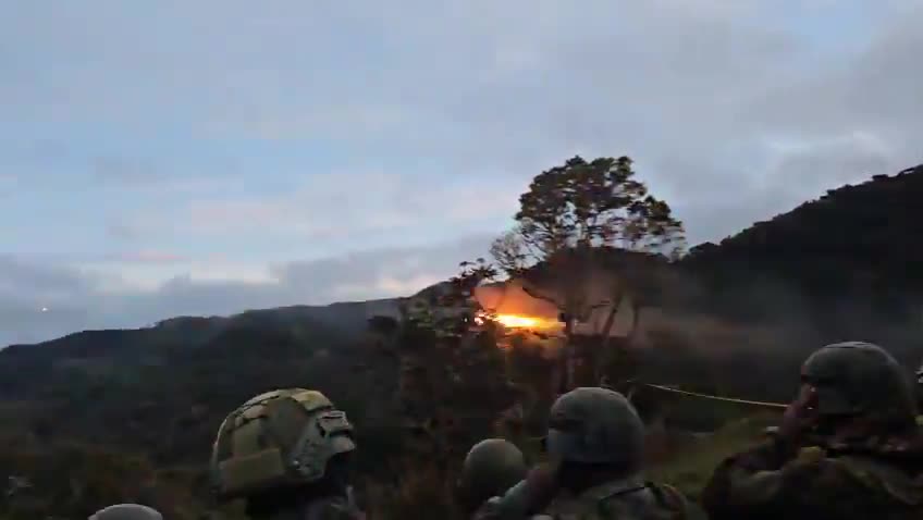 The moment the Ecuadorian Army bombed drug trafficking targets in Buenos Aires