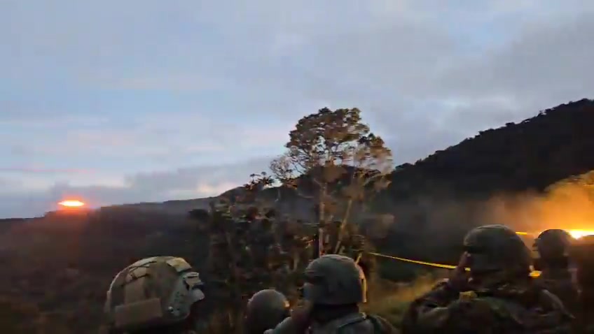 The moment the Ecuadorian Army bombed drug trafficking targets in Buenos Aires