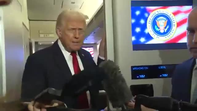 Reporter: Are you planning on talking to Maduro? Trump: I might talk to him. Reporter: The US did name him the leader of a foreign terrorist organization, why do you even want to talk to him? Trump: Say it again. Reporter: The US designated him the leader of this foreign terrorist organization so why do you want to talk to him if he's the leader? Trump: If we can save lives, if we can do things the easy way, that's fine. And if we have to do it the hard way, that's fine, too. Reporter: What’s the goal? Trump: I’m not going to tell you what the goal is. You should probably know what the goal is.