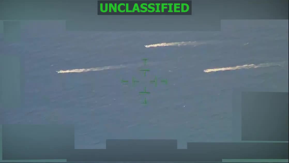 South Command: On Dec. 30, at the direction of @SecWar Pete Hegseth, Joint Task Force Southern Spear conducted kinetic strikes against three narco-trafficking vessels traveling as a convoy. These vessels were operated by Designated Terrorist Organizations in international waters. Intelligence confirmed the vessels were transiting along known narco-trafficking routes and had transferred narcotics between the three vessels prior to the strikes. Three narco-militants aboard the first vessel were killed in the first engagement. The remaining narco-militants abandoned the other two vessels, jumping overboard and distancing themselves before follow-on engagements sank their respective vessels. Following the engagements, USSOUTHCOM immediately notified @USCG to activate the Search and Rescue system