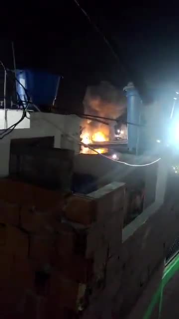 Images of the bombing at the port of La Guaira