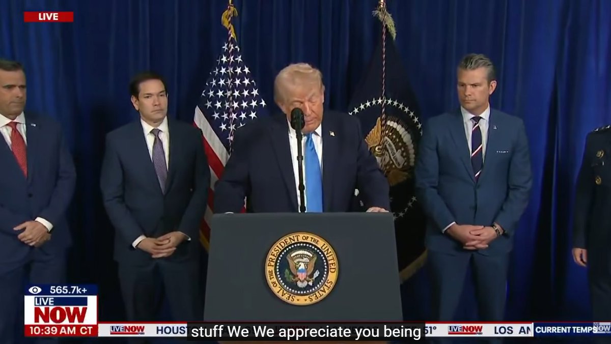 President Trump: I used overwhelming land, sea, and air force in the operation in the Venezuelan capital, and the level of violence is something the world hasn't seen since World War II.
