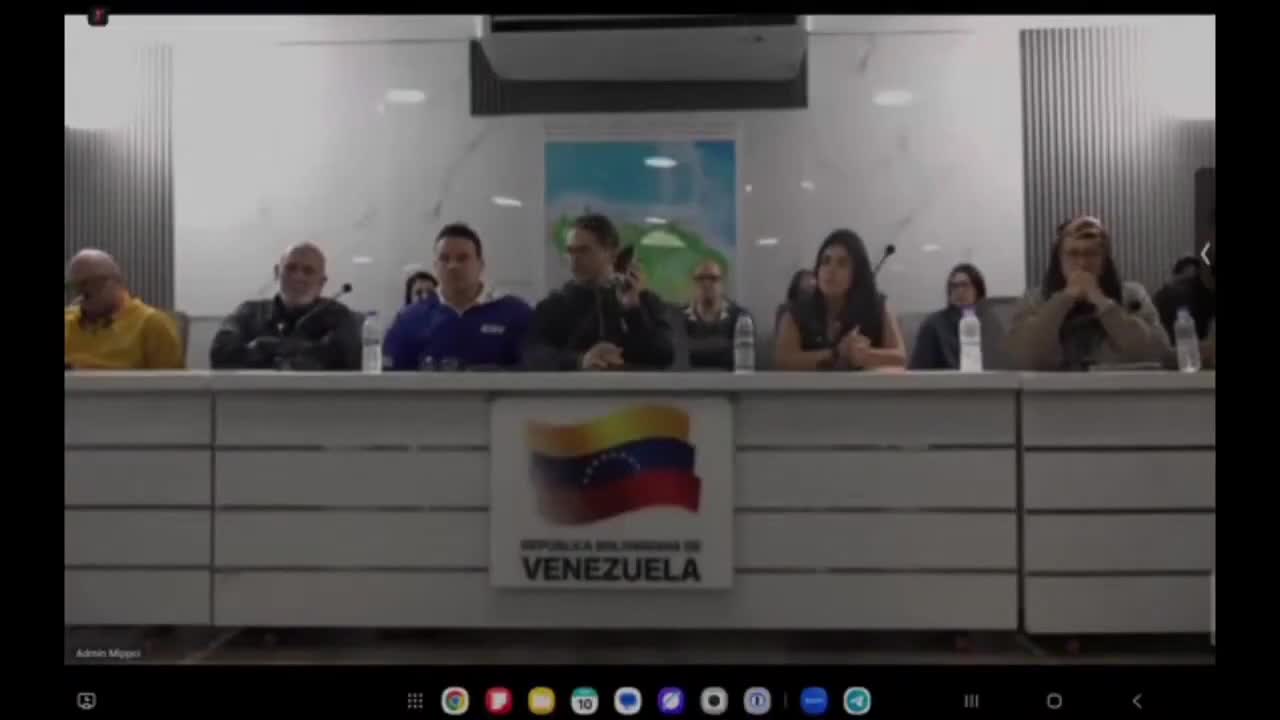 A leaked video of a closed-door meeting shows Venezuela's Delcy Rodríguez telling pro-government influencers that US forces threatened to kill senior officials unless they cooperated after the capture of Maduro. Rodríguez says she and other top figures were given 15 minutes to comply with Washington’s demands, claiming the “pressure and blackmail were constant.”