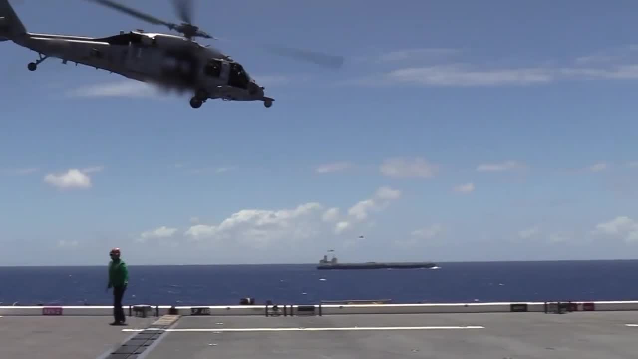 Pentagon: Three boats ran and now all three have been captured. Overnight, U.S. forces conducted a right-of-visit, maritime interdiction and boarding of the Bertha without incident in the INDOPACOM area of responsibility. The vessel was operating in defiance of President Trump’s established quarantine of sanctioned vessels in the Caribbean and attempted to evade. From the Caribbean to the Indian Ocean, we tracked it and stopped it.