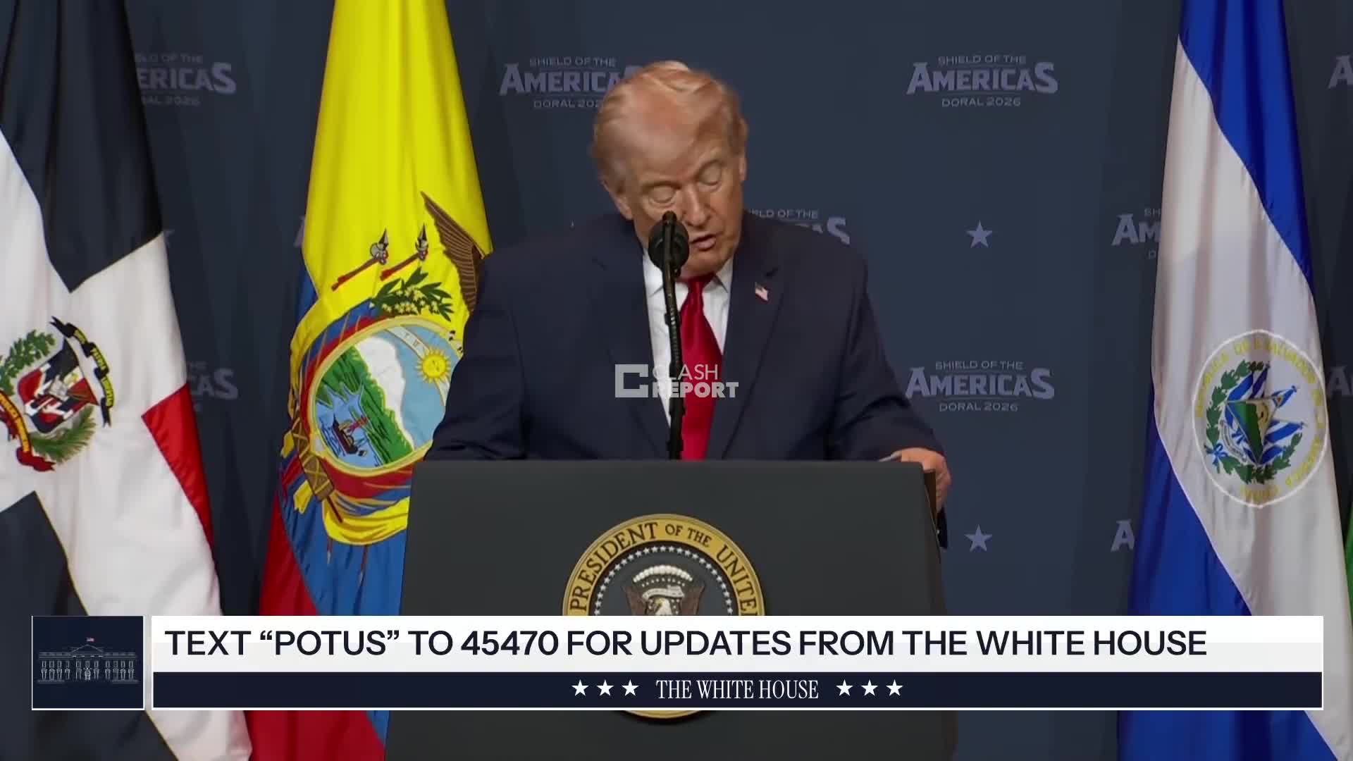 Trump on cartels: Many of the cartels have developed sophisticated military operations — highly sophisticated in some cases. They say they’re more powerful than the military in the country. We can’t have that. They’re cancer