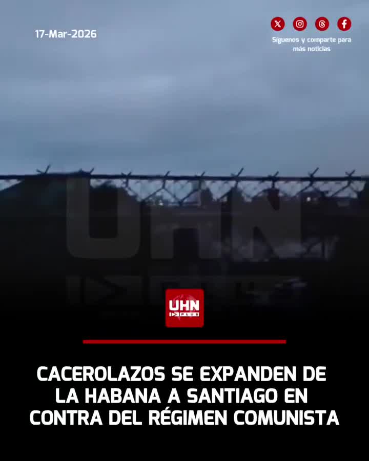 Pot-banging protests erupted in El Vedado (Havana) and also in Santiago de Cuba after prolonged power outages of more than 24 hours, with residents taking to the streets to protest the lack of basic services. Pressure in the streets is mounting as demonstrations multiply.