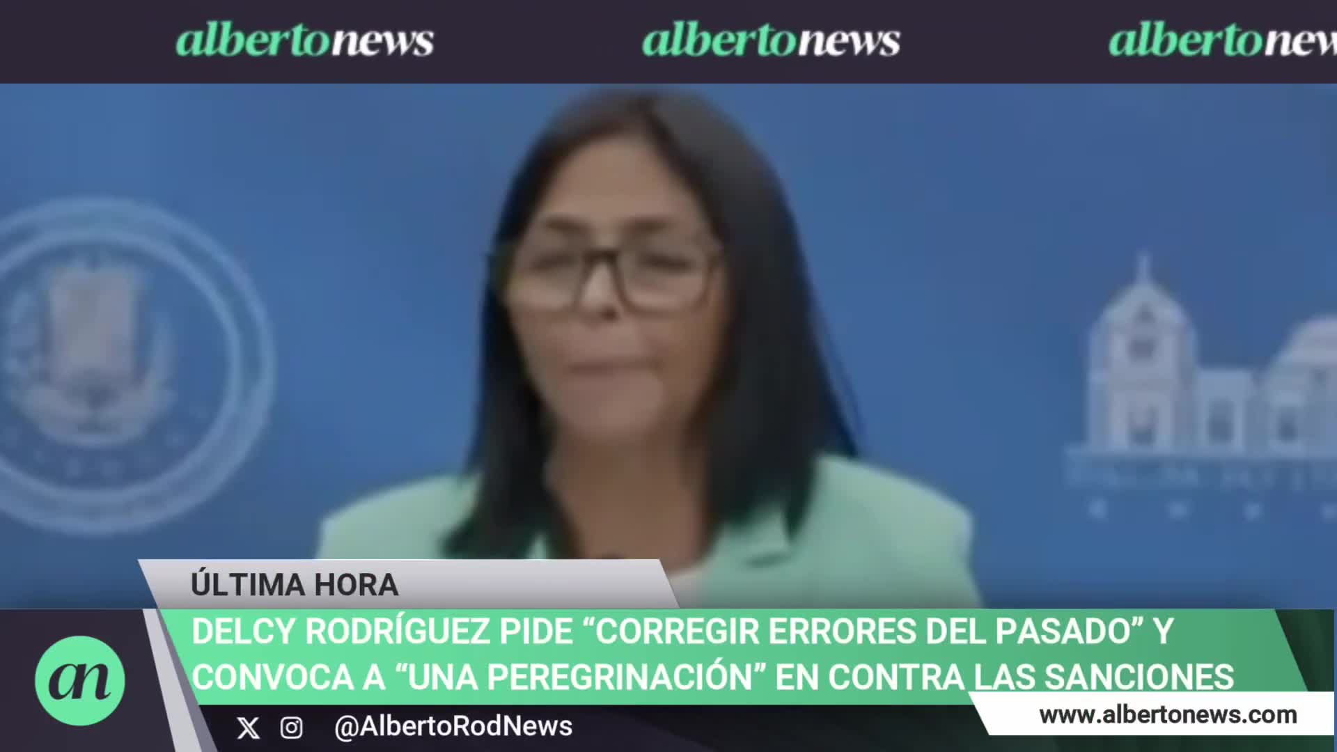 Delcy Rodríguez calls for correcting past mistakes and invites people to a pilgrimage against the sanctions. Our immediate, medium, and long-term goal is to gradually and steadily recover workers' income.